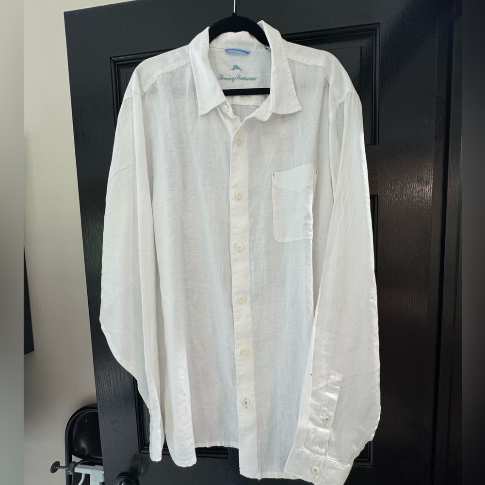 Tommy Bahama White Casual Button Down Shirt